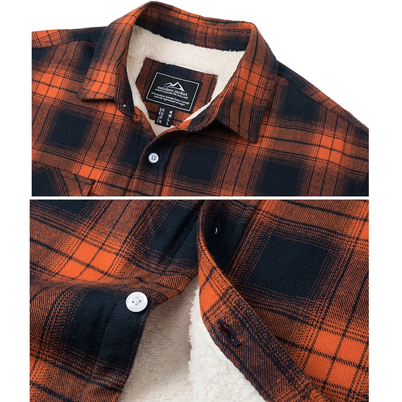 Vinthentic Alpine Sherpa-flanneljakke
