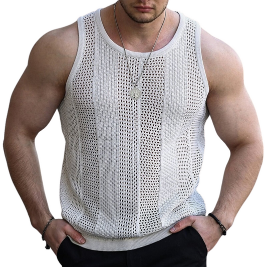 Vinthentic Rocco strikket tanktopp for menn