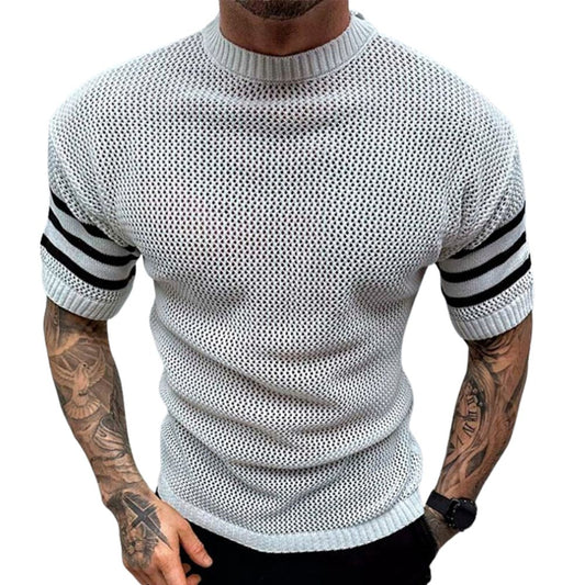 Camisa de malha de alta-costura para homem Vinthentic