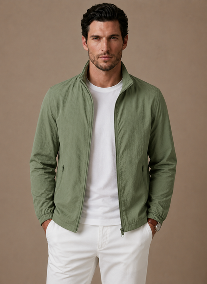 Men's Mesh Lined Bomber Jacket