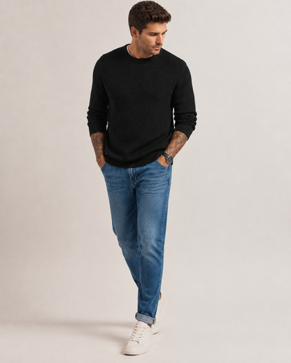 Pullover strutturato in maglia a maniche lunghe