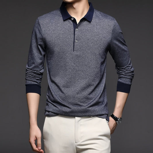 Polo de manga comprida para homem Belami