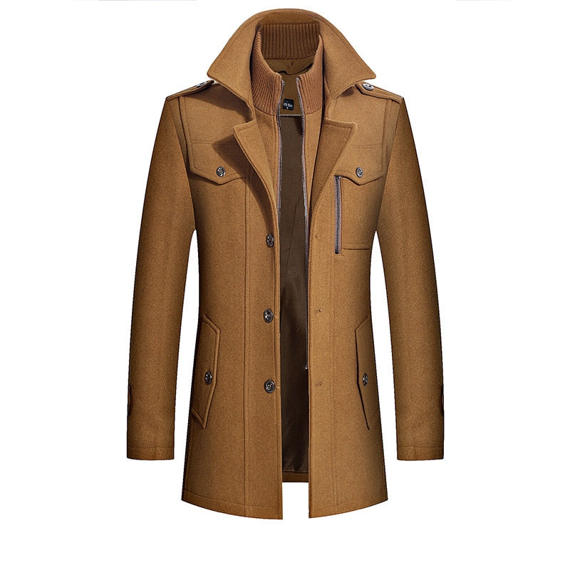 Cappotto casual da uomo per il business Henry