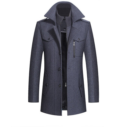 Cappotto casual da uomo per il business Henry