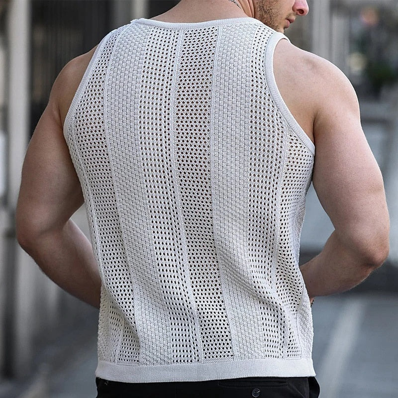 Canotta in maglia da uomo Vinthentic Rocco