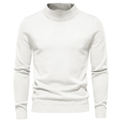 Alessio Moro Men Slim Fit Turtleneck Sweater Warm Winter Knit Pullover