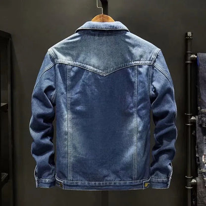 Napoli denimjakke med fleecefor