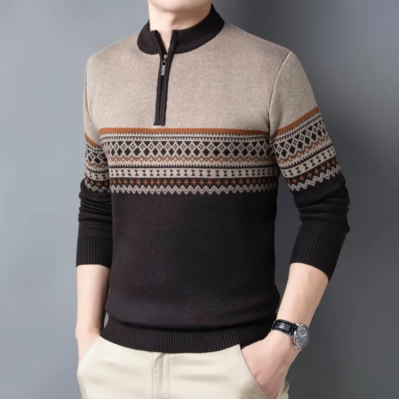 Maglione con cerniera Signature Sanzio