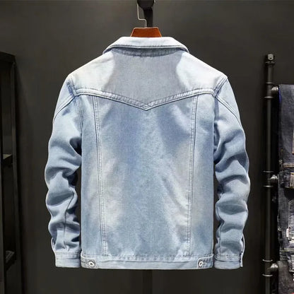Napoli denimjakke med fleecefor