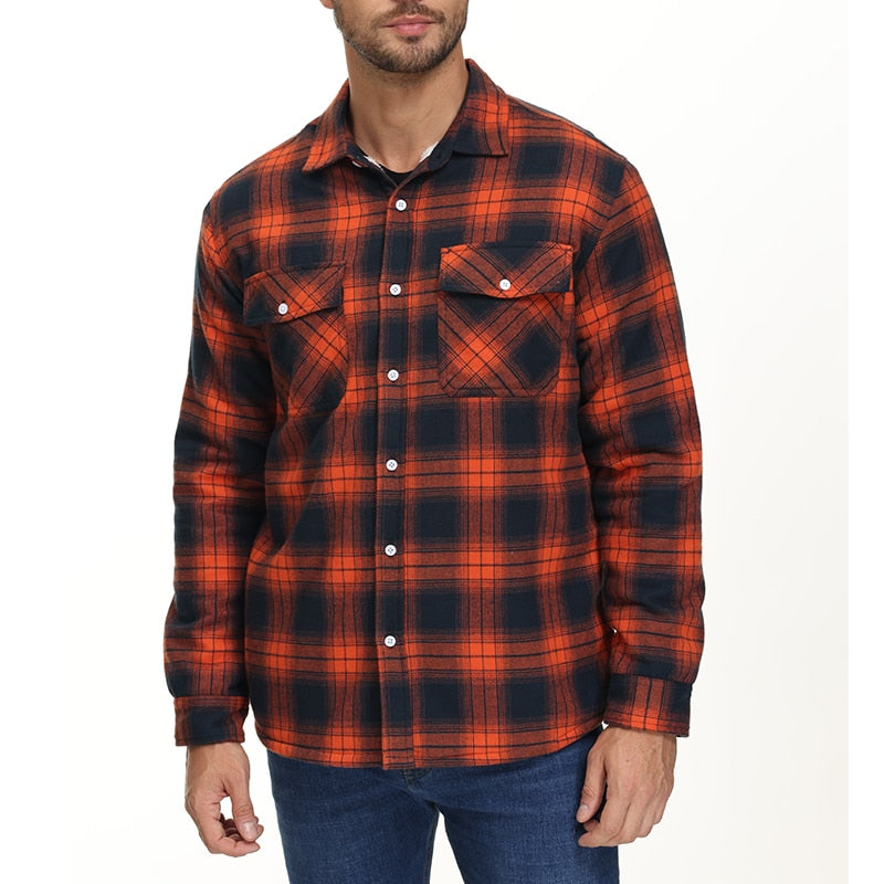 Vinthentic Alpine Sherpa-flanneljakke