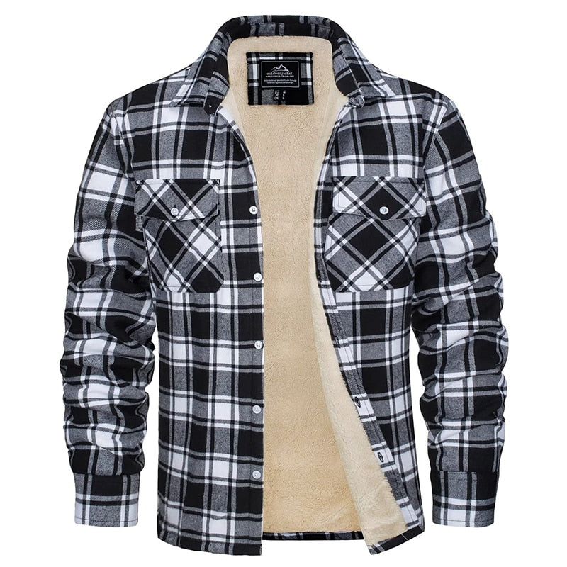 Vinthentic Alpine Sherpa-flanneljakke
