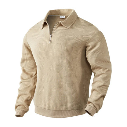 Max Vero Long Sleeve Zip Polo Shirt