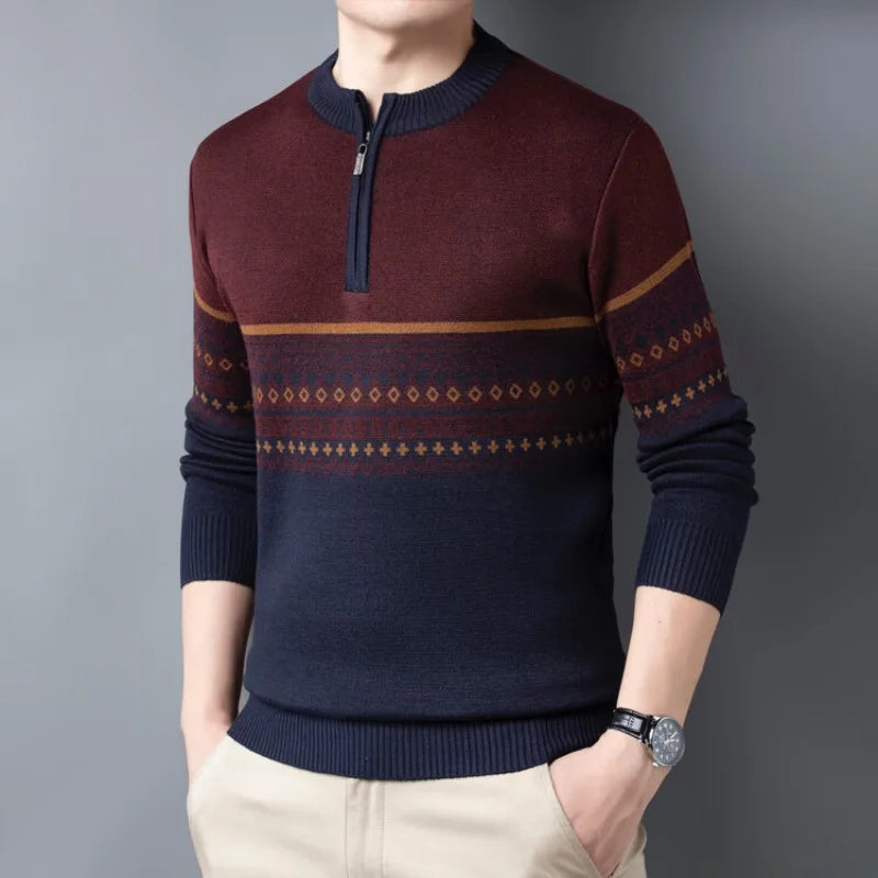 Maglione con cerniera Signature Sanzio