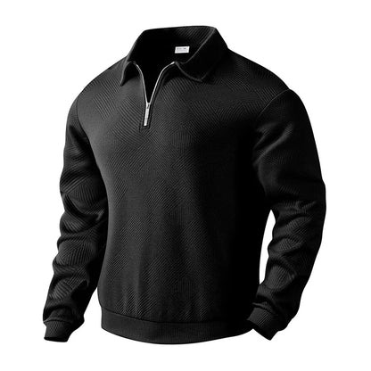 Max Vero Long Sleeve Zip Polo Shirt