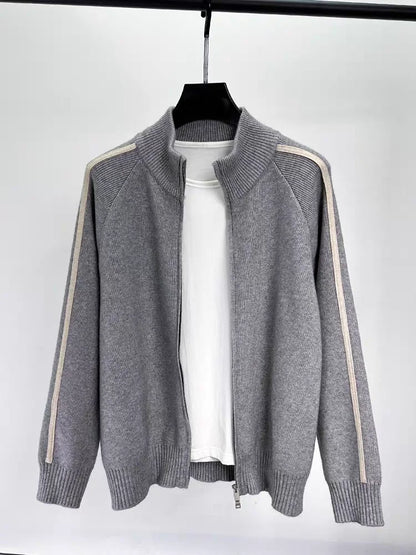 Alden Crown-strikket designerjakke