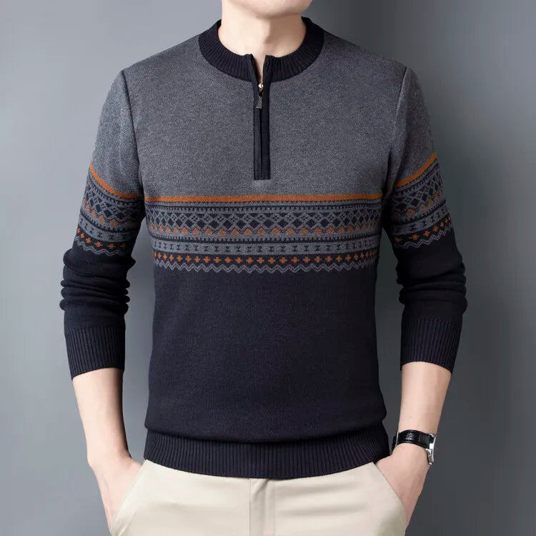 Maglione con cerniera Signature Sanzio