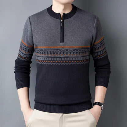 Maglione con cerniera Signature Sanzio