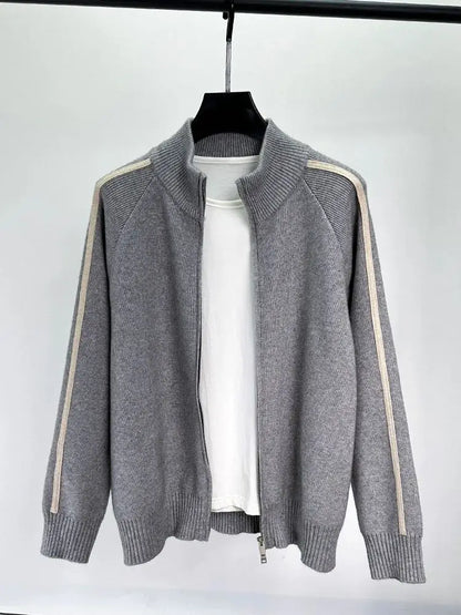 Alden Crown-strikket designerjakke
