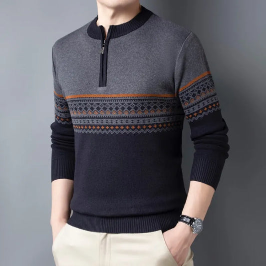 Sanzio Signature-sweater med lynlås
