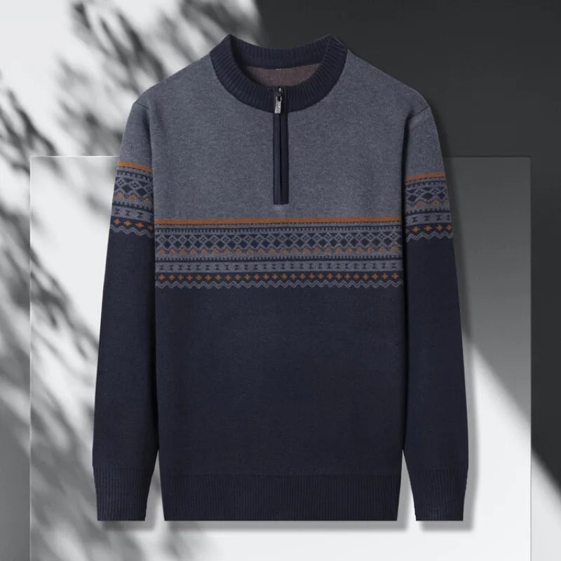Maglione con cerniera Signature Sanzio