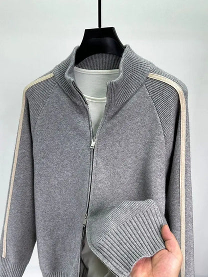 Alden Crown-strikket designerjakke