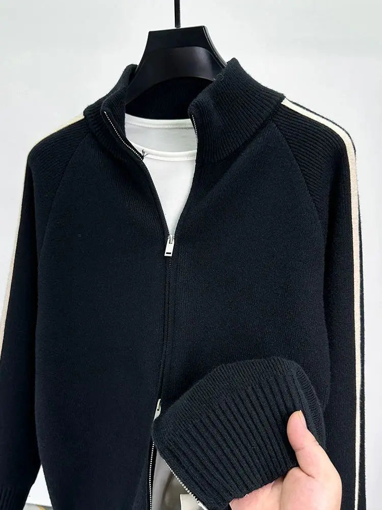 Alden Crown-strikket designerjakke