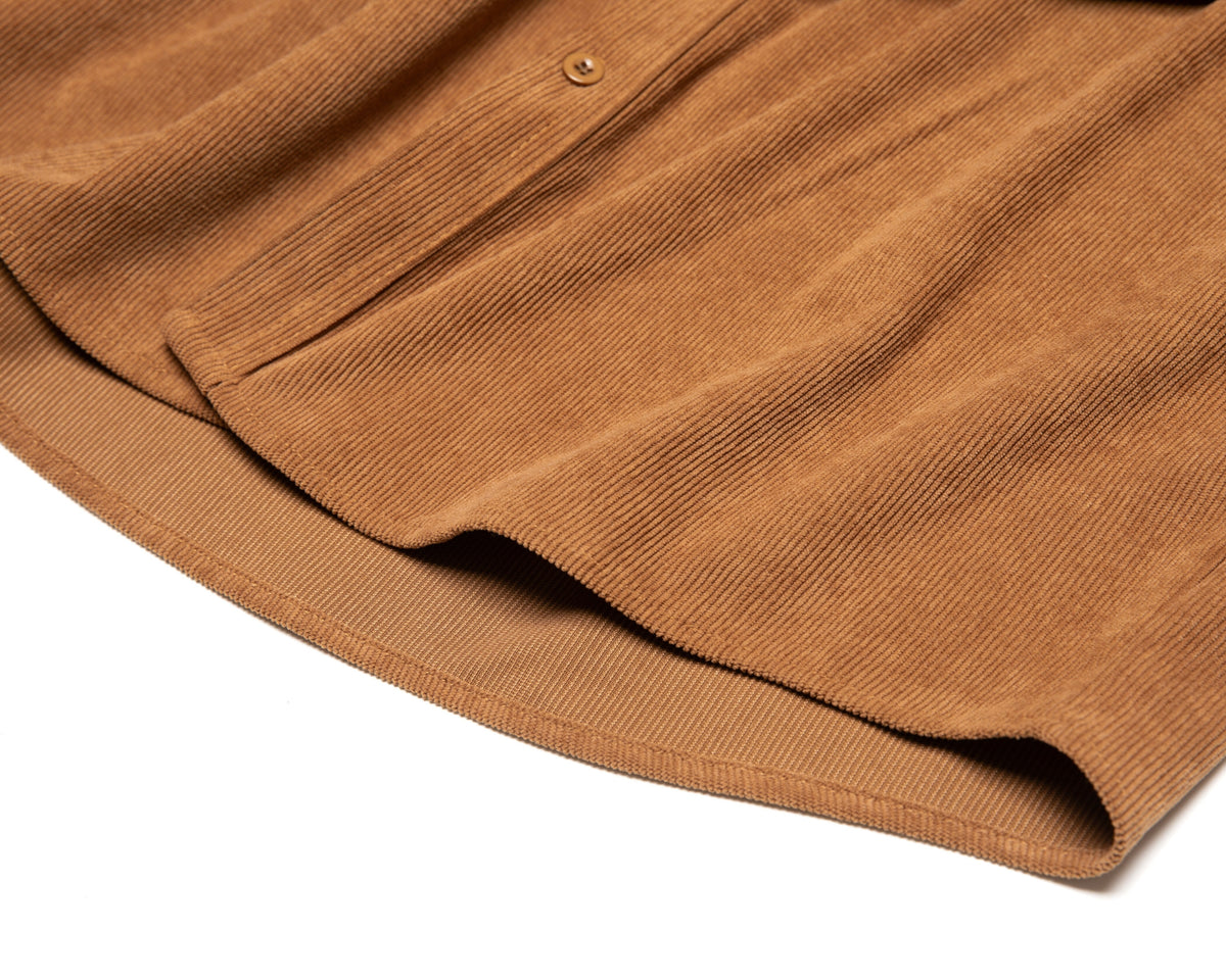 Chemise en velours côtelé boutonnée pour homme Vinthentic Divito