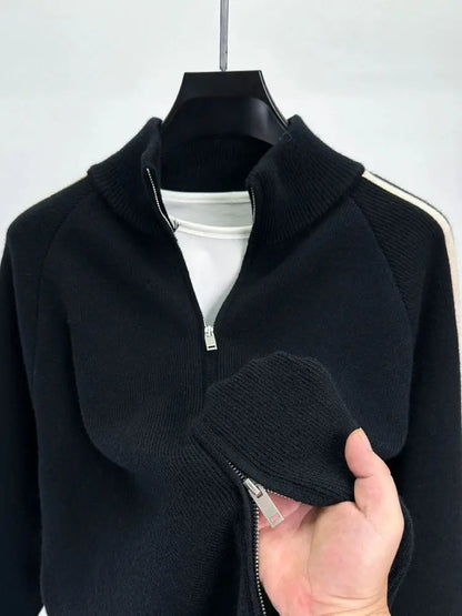 Alden Crown-strikket designerjakke