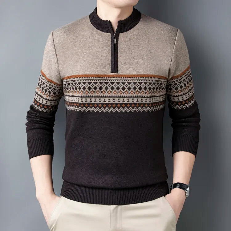Maglione con cerniera Signature Sanzio