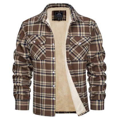 Vinthentic Alpine Sherpa-flanneljakke