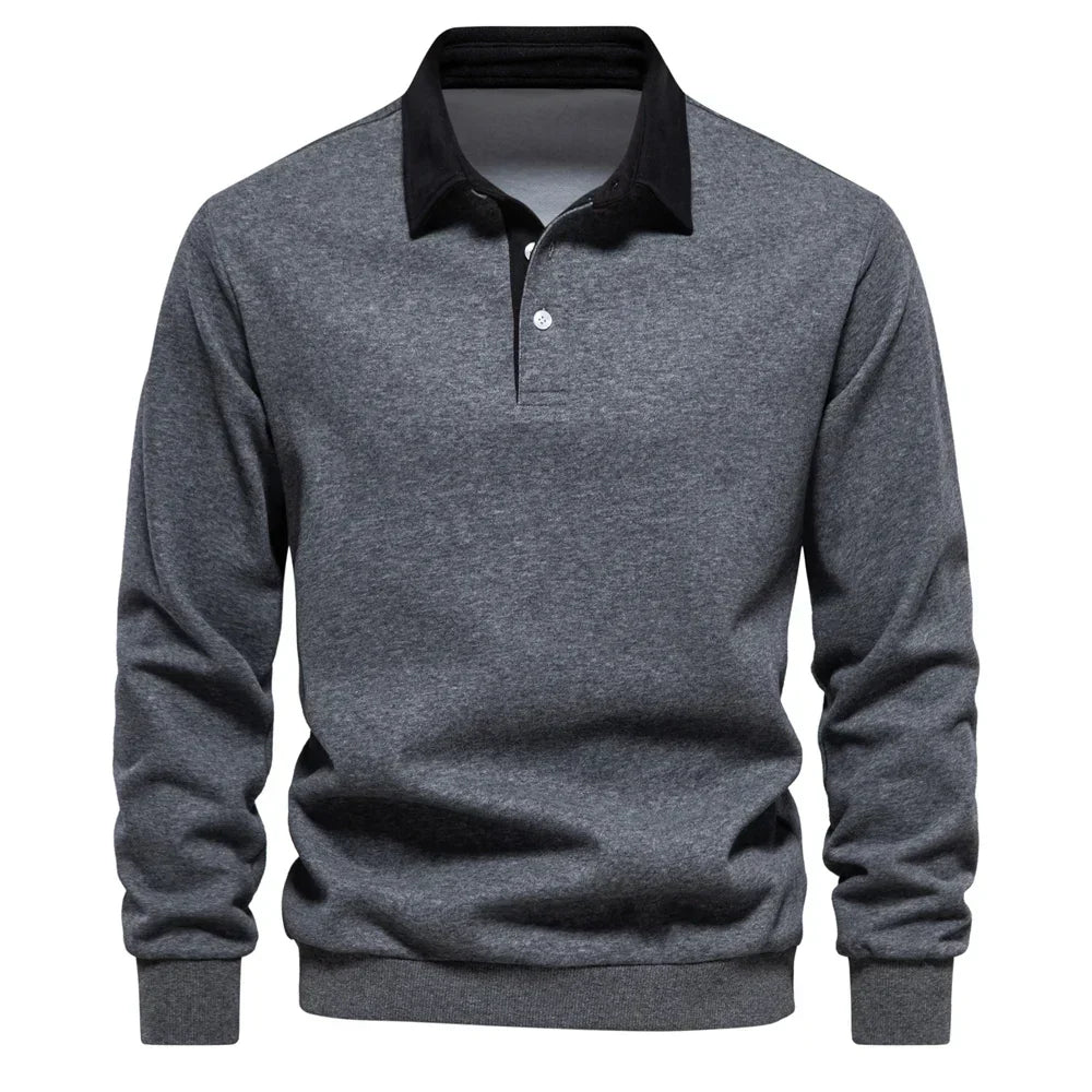 Foxley - Polo Neck Light Sweatshirt