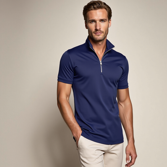 Cruz - Zip Polo Shirt