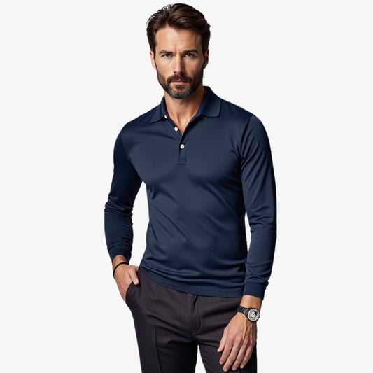 Nathan - Long-Sleeve Polo