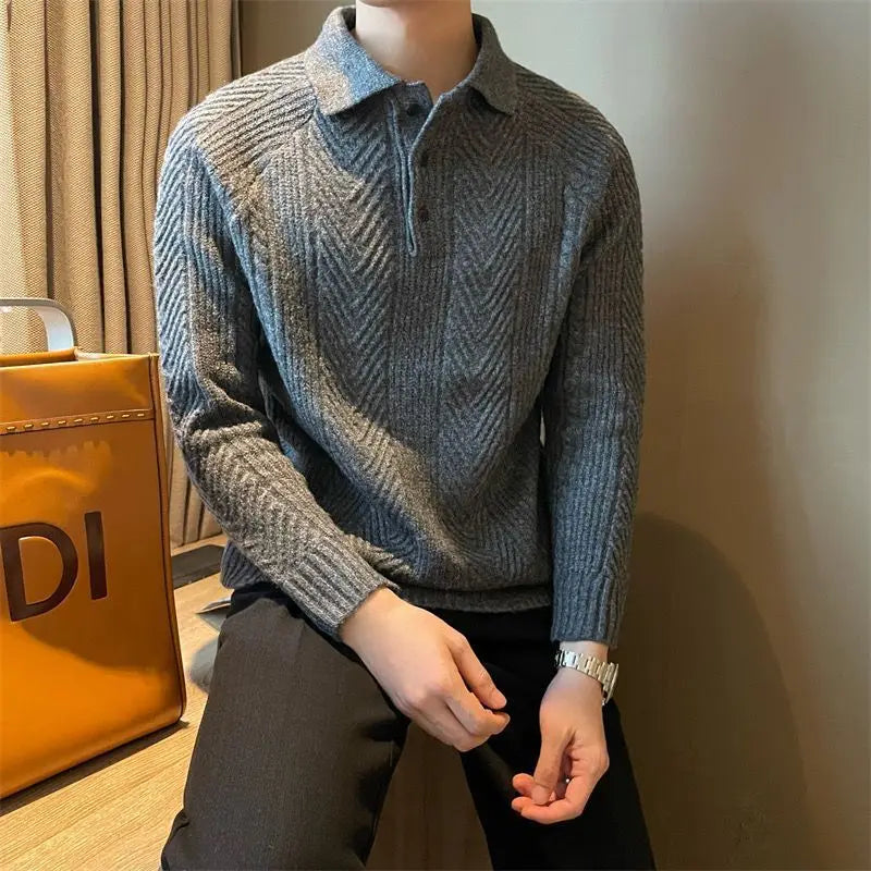 Zion - Collar Long Sleeve Sweater