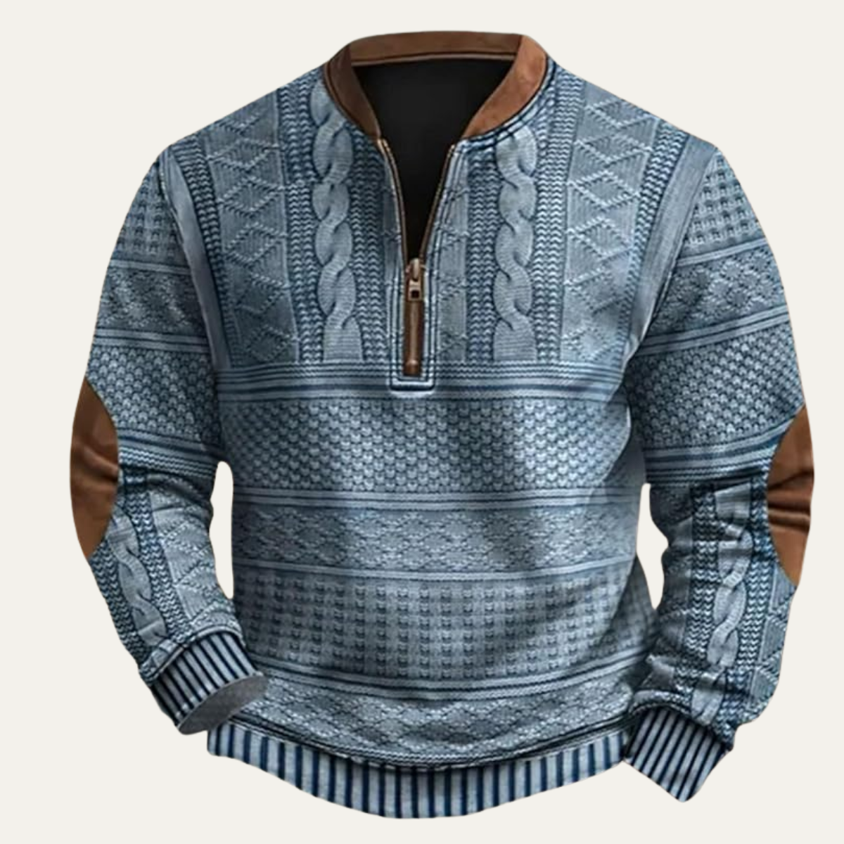 Oversized kardigan s knoflíky vpředu a žebrovaným lemem